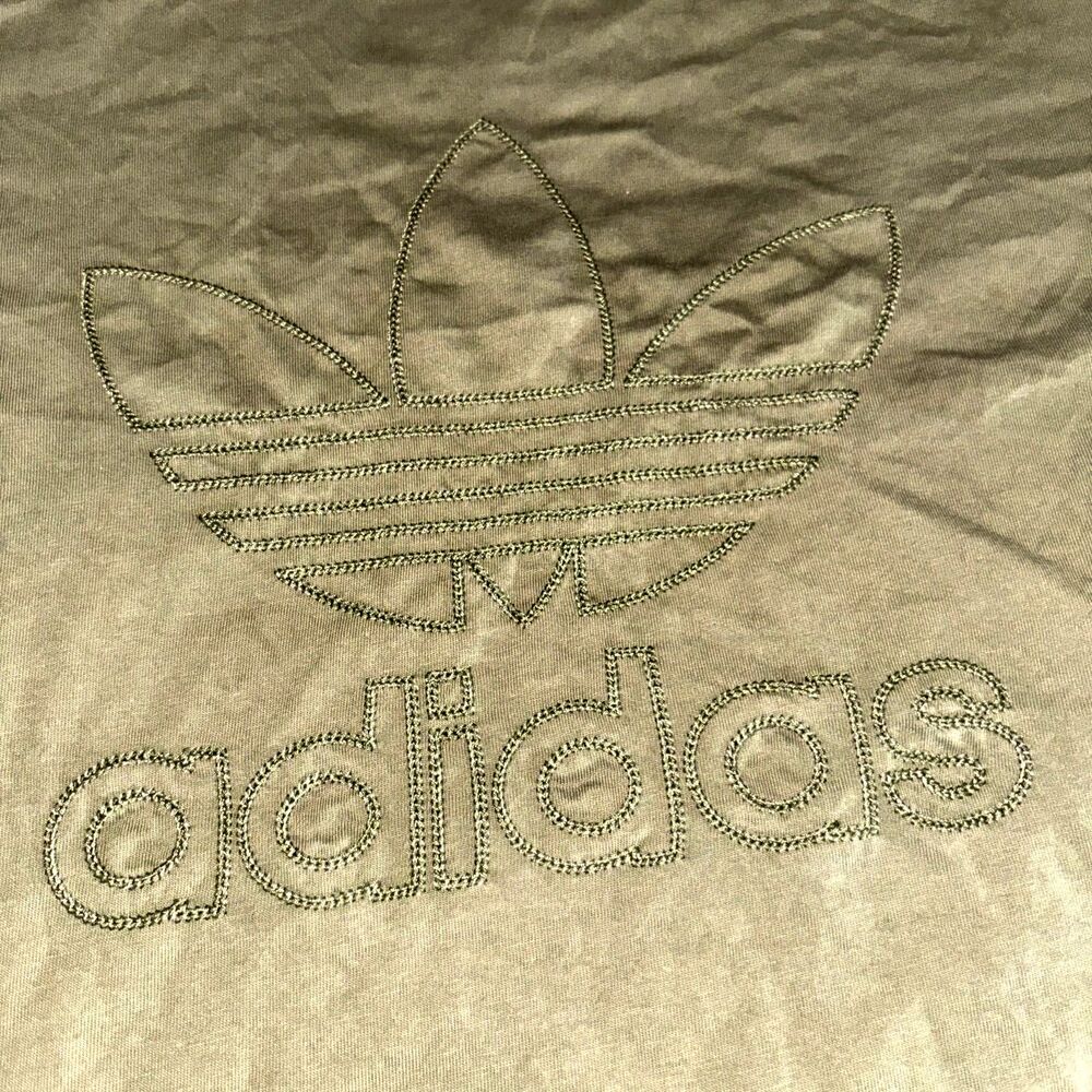 Adidas Men’s GRAPHICS TREFOIL SERIES TEE Green Large